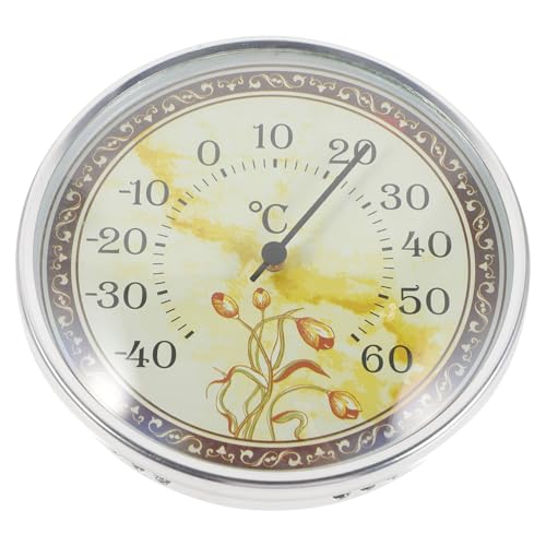 KONTONTY Sauna-dampfbad-thermometer Monitor Temperatur Wählen Messgerät Wand Drinnen Für Zu Hause Für Drinnen Gewächshaus Genaues Fieberthermometer Kleines Thermometer Innenzähler Aluminium KONTONTY Sauna-dampfbad-thermometer Monitor Temperatur Wählen Messgerät Wand Drinnen Für Zu Hause Für Drinnen Gewächshaus Genaues Fieberthermometer Kleines Thermometer Innenzähler Aluminium von KONTONTY