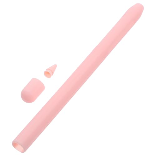 KONTONTY Stylus-Hülle Stylus Stiftetui Pad-Bleistift-Hülle Schutzhülle für Stylus Stift Stiftschutz in Karottenform Mäppchen bleistifte Stylus-Stifthülle aus Silikon Schutzhülle für Stift von KONTONTY