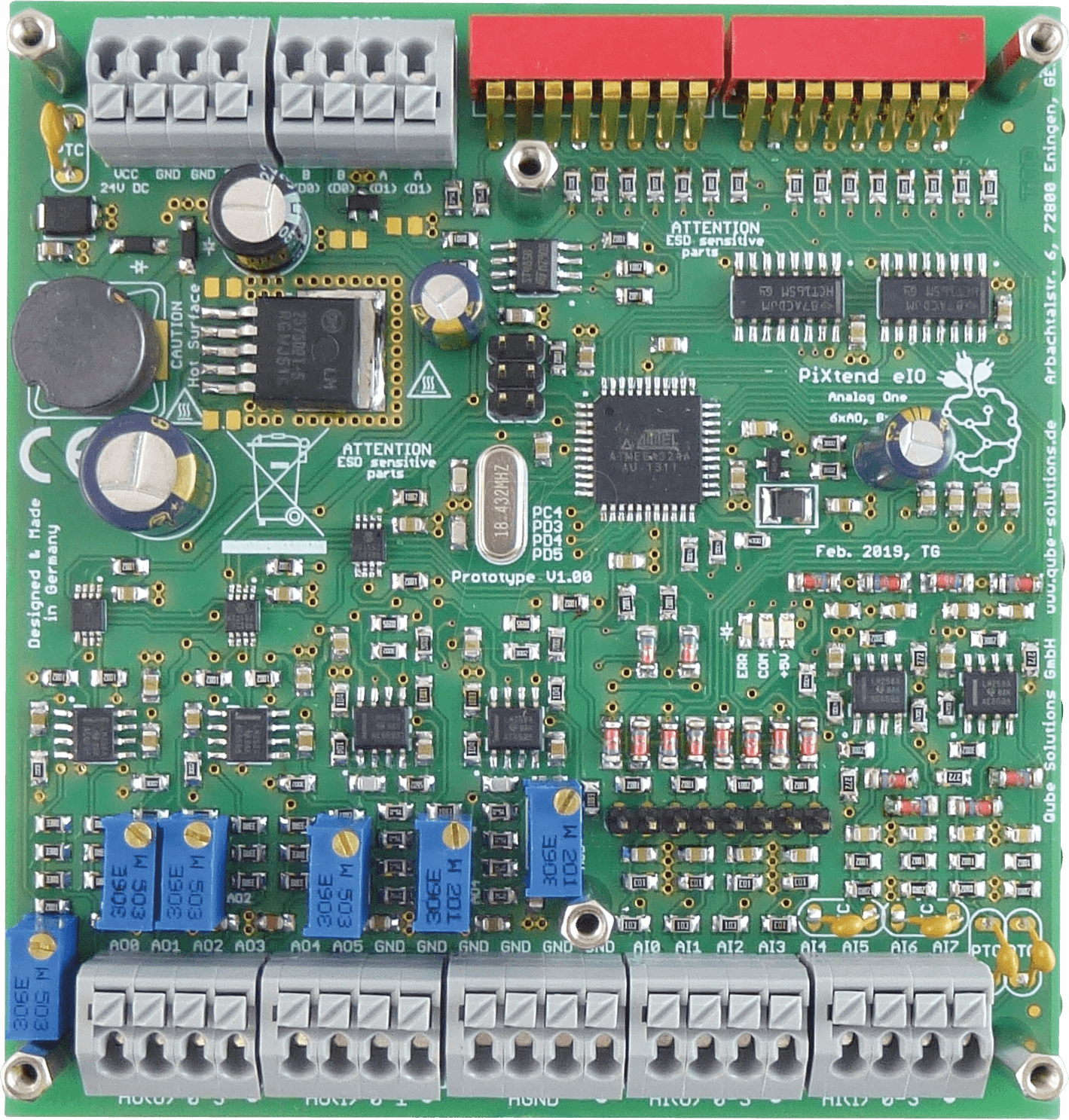 PIXTEND EIO ANAP - Entwicklerboards - SPS PiXtend eIO Analog One Pro PIXTEND EIO ANAP - Entwicklerboards - SPS PiXtend eIO Analog One Pro von KONTRON