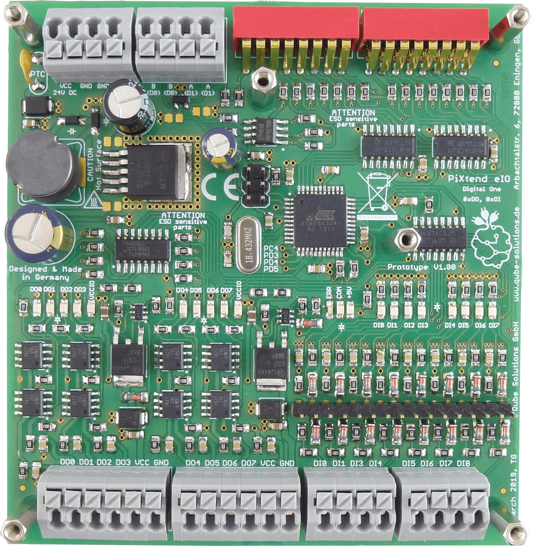 PIXTEND EIO DIGP - Entwicklerboards - SPS PiXtend eIO Digital One Pro PIXTEND EIO DIGP - Entwicklerboards - SPS PiXtend eIO Digital One Pro von KONTRON