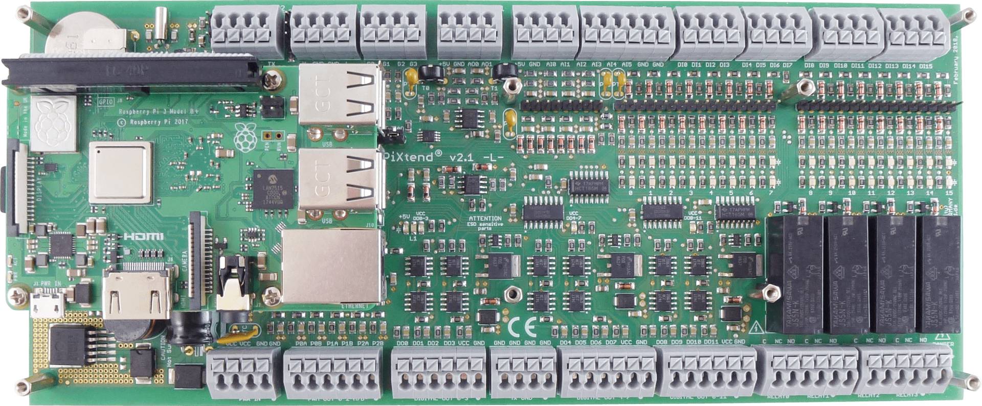 PIXTEND2 L BASIC - Raspberry Pi - SPS PiXtend V2 -L- ePLC® Basic von KONTRON