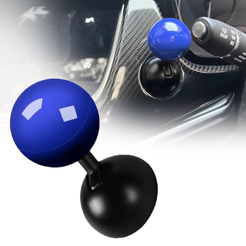 Car Start Button Rocker, Automotive Car Engine Start Stop Button Joystick, Car One-Button Start Lever (blue) von KOOMAL