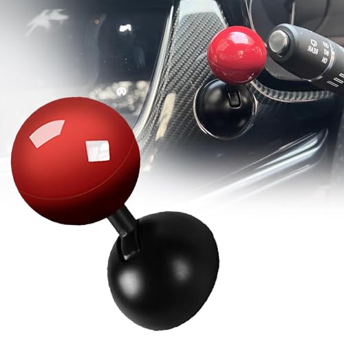 Car Start Button Rocker, Automotive Car Engine Start Stop Button Joystick, Car One-Button Start Lever (red) von KOOMAL