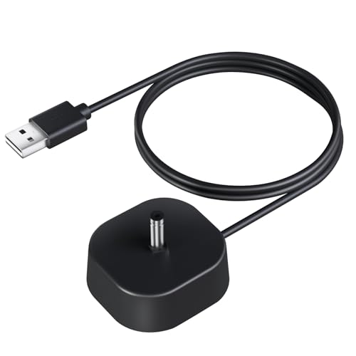 KOPBTBOY USB Elektrische Zahnbürste Ladegerät für Fairywill/Bitvae/Seago/Demita/Dada Tech/Gloridea, Elektrische Zahnbürste USB ladekabel (Black Base) von KOPBTBOY