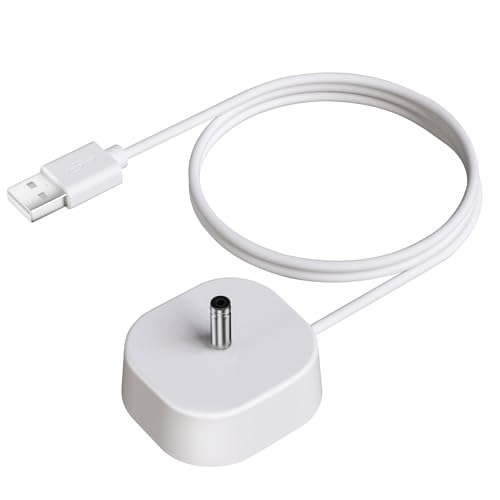 KOPBTBOY USB Elektrische Zahnbürste Ladegerät für Fairywill/Bitvae/Seago/Demita/Dada Tech/Gloridea, Elektrische Zahnbürste USB ladekabel (White Base) von KOPBTBOY