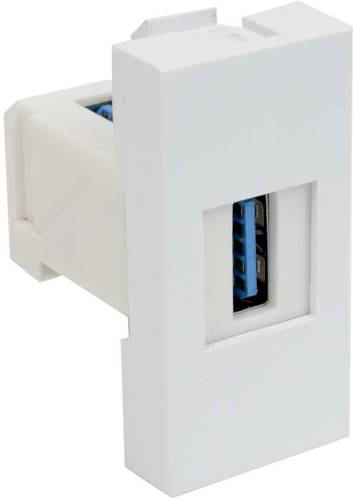 KOPOS QD 45X22.5-USB_HB Geräteeinsatz Datenmodul (B x H) 22.5mm x 45mm 1 St. Weiß von KOPOS