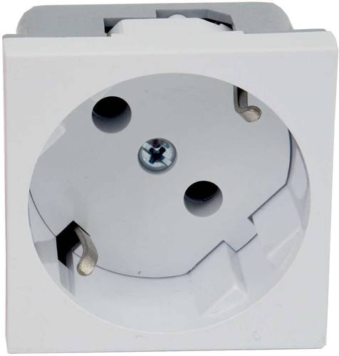 KOPOS QS 45x45_HB Geräteeinsatz 1fach Steckdose (L x B) 45mm x 45mm 1 St. Weiß von KOPOS