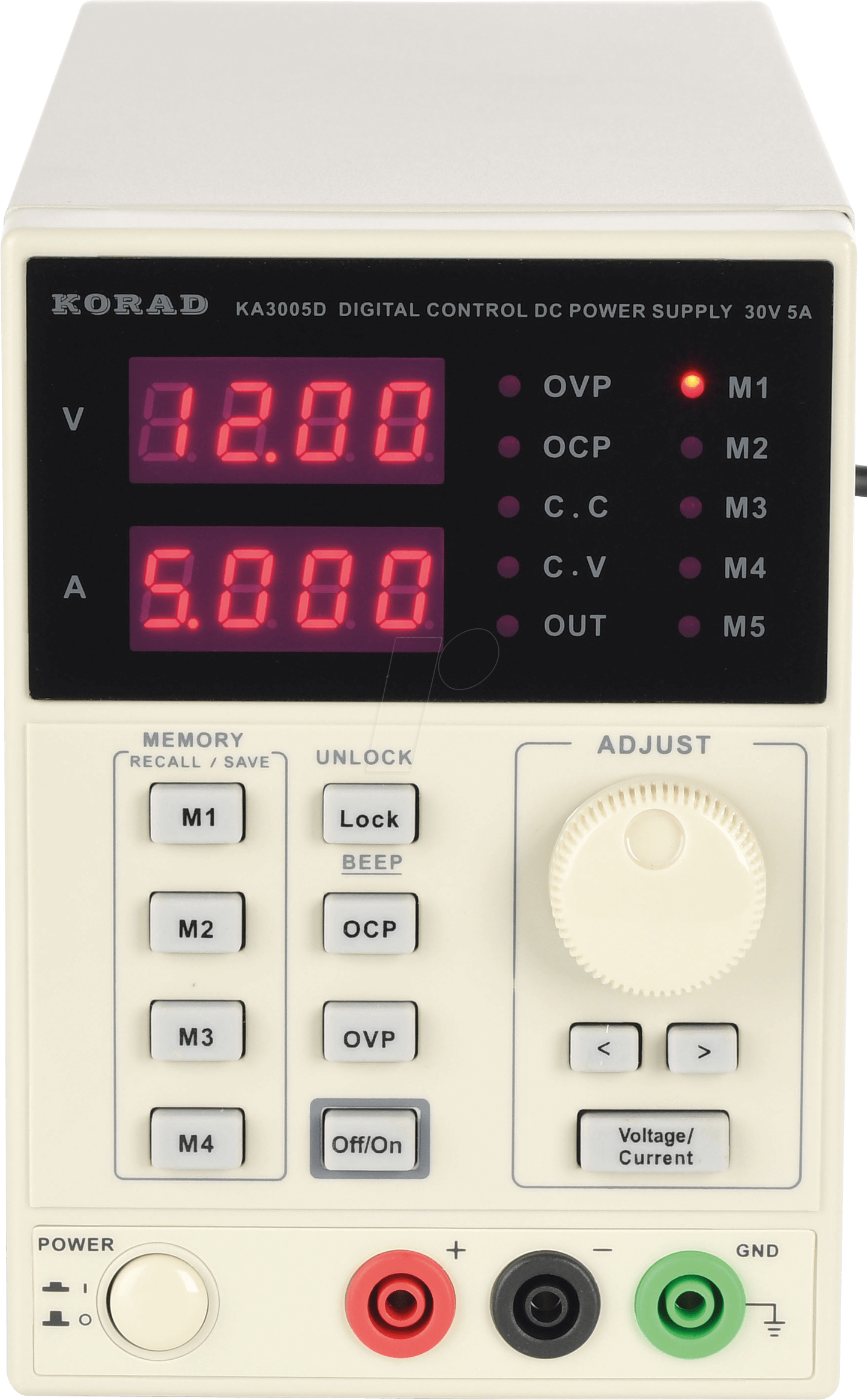 KA3005D - Labornetzgerät, 0 - 30 V, 0 - 5 A, stabilisiert von KORAD