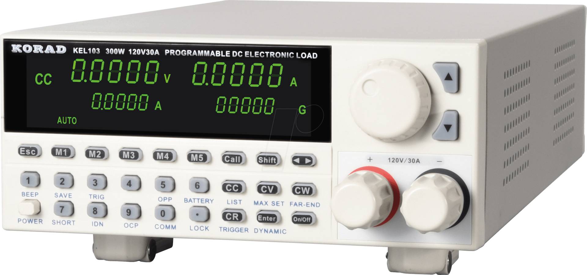KEL103 - Elektronische Last, 300 W, 0 - 30 A, USB, RS232, LAN KEL103 - Elektronische Last, 300 W, 0 - 30 A, USB, RS232, LAN von KORAD