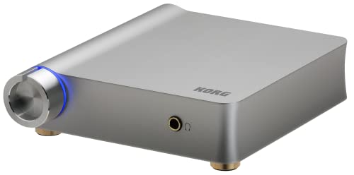 KORG DS-DAC-10R 1Bit USB Audio Interface, Wiedergabe- und Aufnahmesystem, externe Soundkarte, Musik-Streaming, silber von KORG