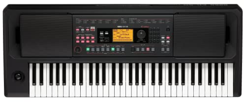 Korg - EK-50L Digital Keyboard with 61 Touch Sensitive Keys - Deluxe Model - Black von KORG