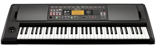 Korg - EK-50L Digital Keyboard with 61 Touch Sensitive Keys - Deluxe Model - Black von KORG