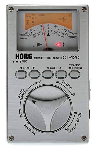 Korg EKO OT-120 Chromatisches Stimmgerät für schwarzes Orchester von KORG