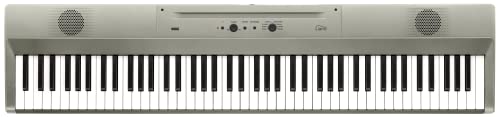 Korg – Liano L1 – Tragbares Digitalpiano mit Hochwertiger Soft-Touch-Tastatur – Silbermetallic von KORG