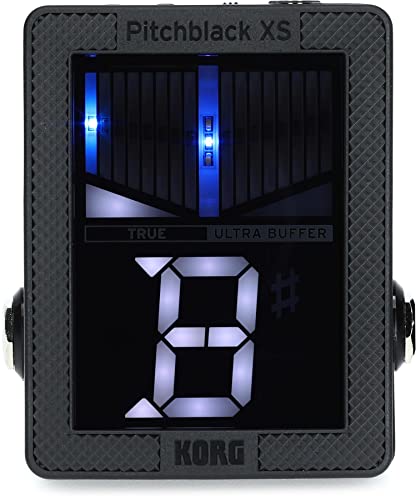 Korg - PB-XS Pitchblack X Series - Compact Guitar/Bass Chromatic Pedal Tuner - Black von KORG