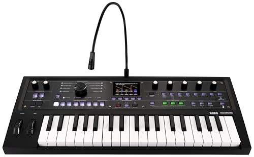Korg microKORG 2-37 Key Analoger Synthesizer und Gesangsprozessor - Limitierte Auflage in Schwarz von KORG