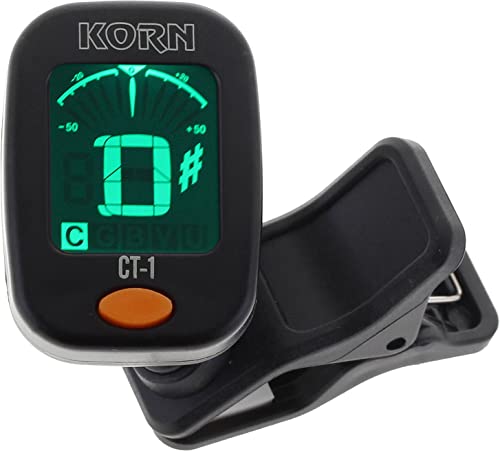 KORN K-CT1 Guitar Clip Tuner Stimmgerät chromatisch inkl. Batterie KORN K-CT1 Guitar Clip Tuner Stimmgerät chromatisch inkl. Batterie von KORN