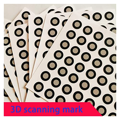 3D-Scanner, 1000 Punkte 3D-Scannermarkierpunkte Hand-förmiger 3D-Scanner reflektiert den Zielpunkt innerhalb von 6 außerhalb von 10 mm für kleine Objekte(High reflective) von KOROBIE