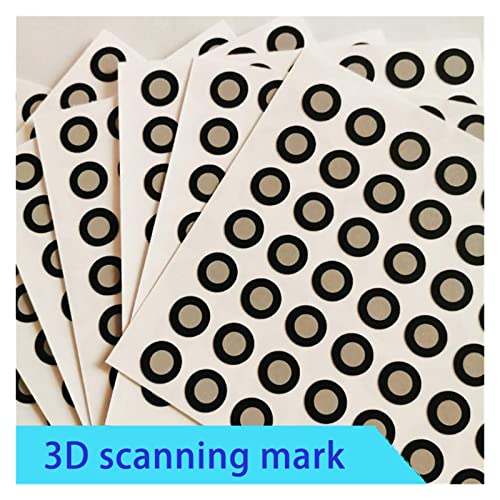 3D-Scanner, 1000 Punkte 3D-Scannermarkierpunkte Hand-förmiger 3D-Scanner reflektiert den Zielpunkt innerhalb von 6 außerhalb von 10 mm für kleine Objekte(Regular Reflective) von KOROBIE