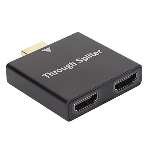 HDMI Splitter 1 in 2 Out, 1080P HD Video Audio Synchronisation Splitter Für Monitor Projektor HDTV Game Box von KOSDFOGE