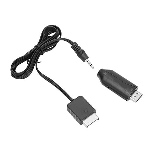 KOSDFOGE HDMi-Kabel Forvps1 zu HD-Multimedia-Schnittstelle HD-Link-Kabel, 39,3 Zoll Spielekonsolen-Videokonverterkabel Für PS2, Plug-and-Play von KOSDFOGE