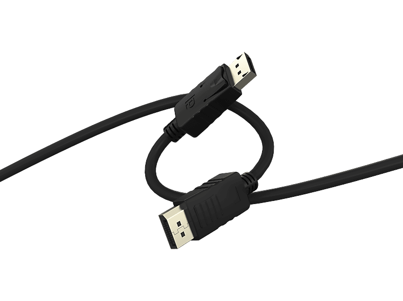 ISY IDP-1030 Display Port Kabel, Schwarz von KOSMOS