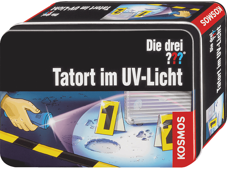 KOSMOS 631925 Die Drei ??? Tatort im UV-Licht Spielset, Mehrfarbig von KOSMOS