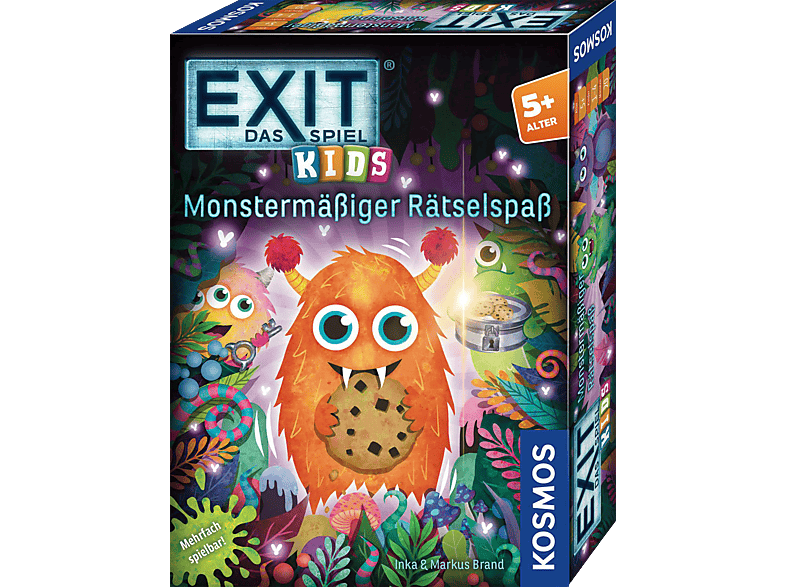 KOSMOS EXIT® - Das Spiel Kids Monstermäßiger Rätselspaß EXIT Spiele Mehrfarbig von KOSMOS