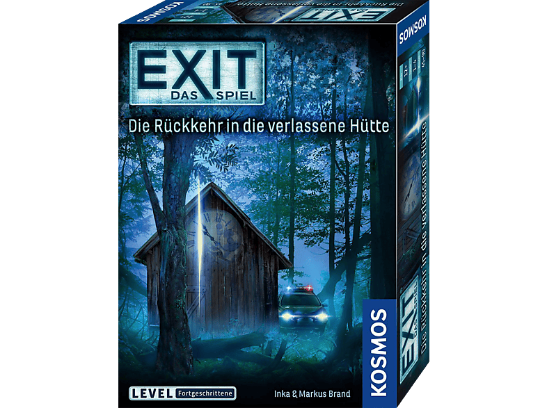 KOSMOS EXIT - Die Rückkehr in die verlassene Hütte (Fortgeschrittene) Brettspiel Mehrfarbig von KOSMOS