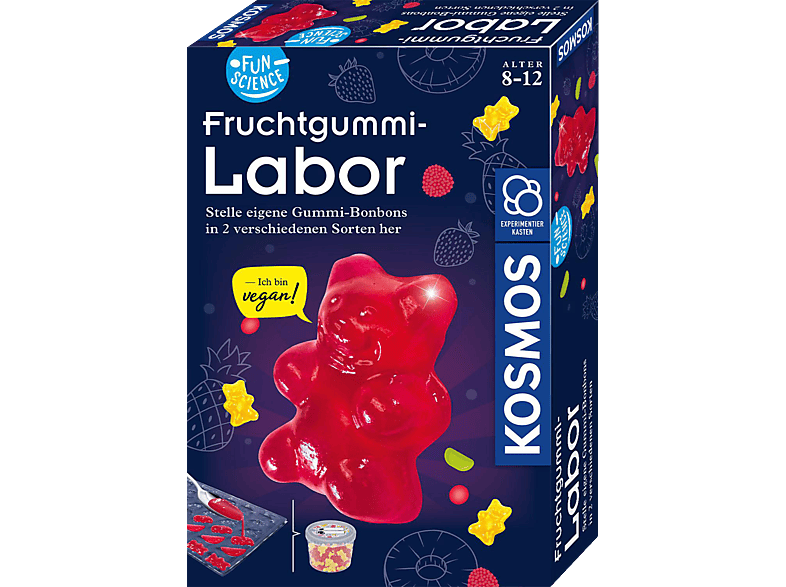 KOSMOS FUN SCIENCE FRUCHTGUMMI-LABOR Experimentierkasten, Mehrfarbig von KOSMOS