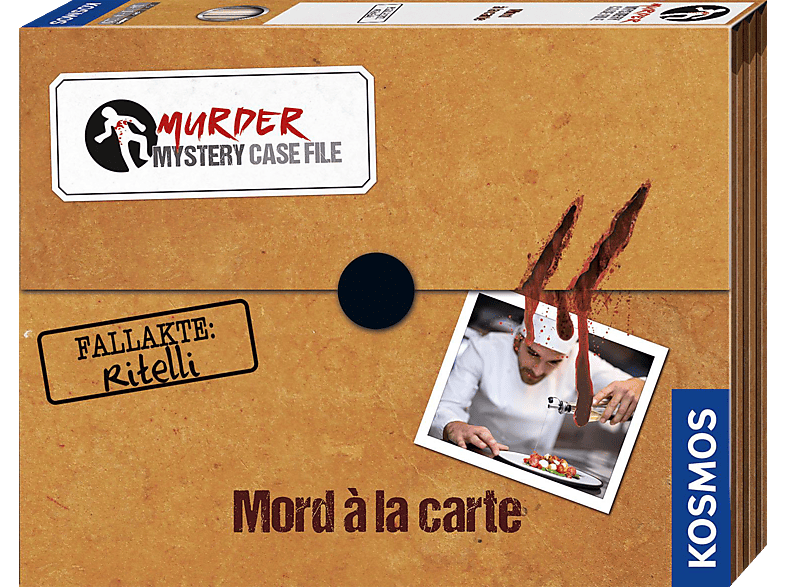 KOSMOS Murder Mystery Case File - Mord à la carte Gesellschaftsspiel Mehrfarbig von KOSMOS