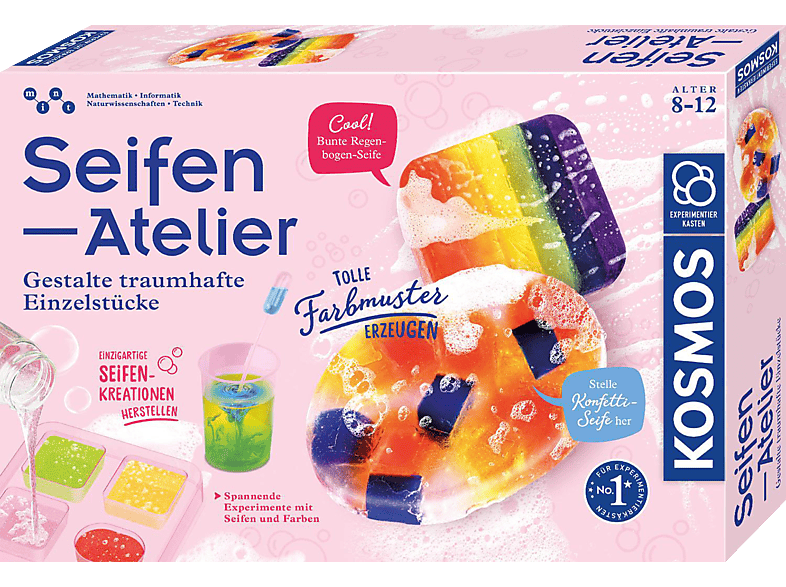 KOSMOS Seifen-Atelier Experimentierkasten, Mehrfarbig von KOSMOS