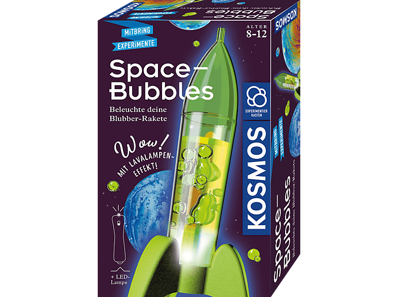 KOSMOS Space Bubbles Experimentierkasten, Mehrfarbig von KOSMOS