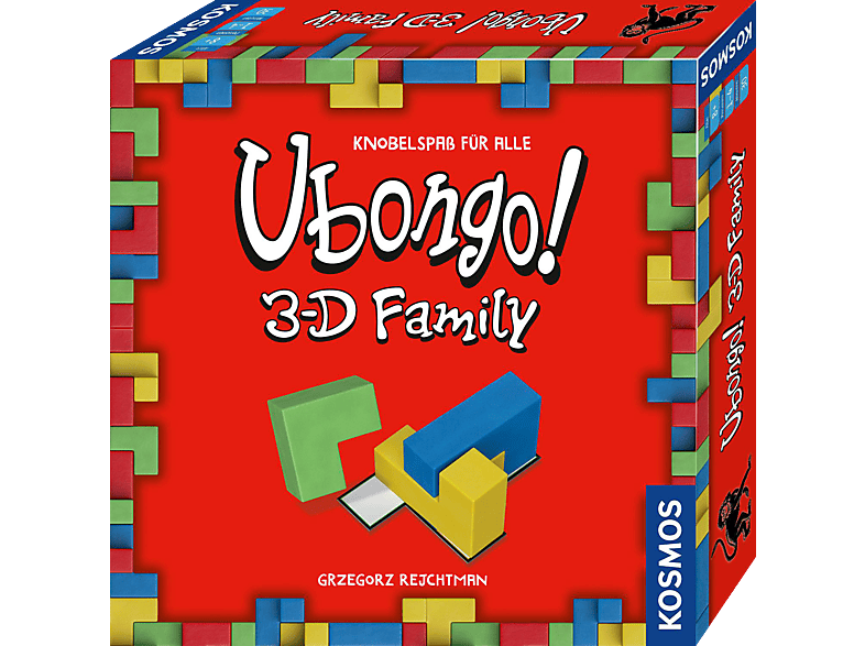 KOSMOS Ubongo! 3-D Family Gesellschaftsspiel Mehrfarbig von KOSMOS