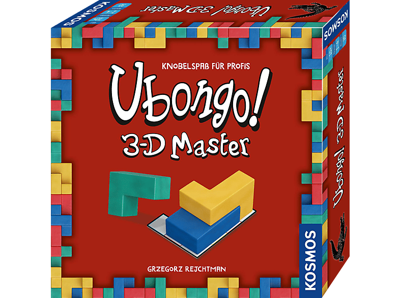 KOSMOS Ubongo! 3-D Master Gesellschaftsspiel Mehrfarbig von KOSMOS