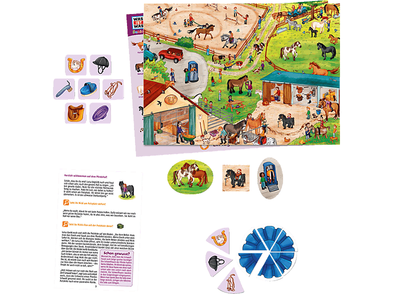 KOSMOS Wissenspuzzle WAS IST Junior Entdecke Pferde & Ponys Puzzles bis 500 Teile von KOSMOS