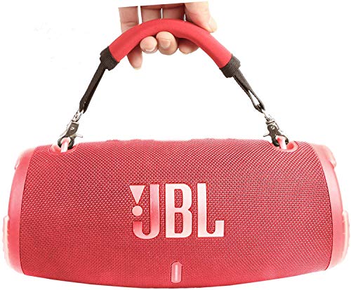 KOSTOO Abnehmbarer Lautsprechergriff für JBL Xtreme/Xtreme 2/Xtreme 3 tragbare Bluetooth-Lautsprecher (nur Griffschlaufe, Lautsprecher nicht im Lieferumfang enthalten) (rot) von KOSTOO