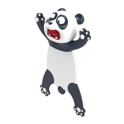 KOSTOO schöne Lesezeichen, lustiges 3D-Cartoon-Lesezeichen, Tiere, Lesezeichen für Studenten, Büro, Schreibwaren, kreatives Geschenk, ideal für Jungen und Mädchen (Panda) von KOSTOO