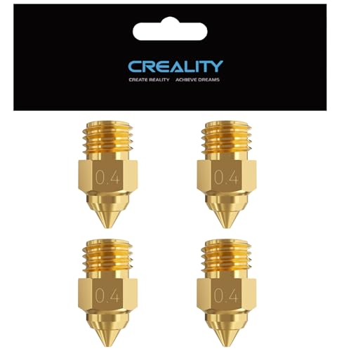 Creality 4PCS 0.4mm Brass Nozzle Kit for Ender 5 Max, 3D Printer 300℃ High Temperature Resistance Brass Nozzles Kit for Ender 5 Max von KOYOFEI