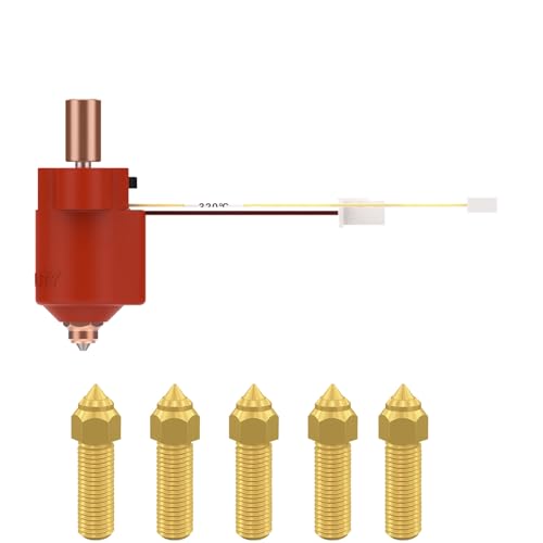 Creality K1 Keramik Heizblock Kit, 3D Drucker Teile Ganz Metall Wärmepause 300 °C Hohe Temperaturbe Ständigkeit Hotend Heating Block Kit für K1/K1Max von KOYOFEI