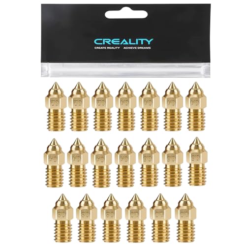 KOYOFEI 20PCS Brass Nozzles for Ender 3 V3 SE, 3D Printer Parts 8PCS 0.4mm, 3PCS 0.2mm, 0.6mm, 0.8mm, 1.0mm Brass Nozzle Kit for Creality Ender 5 S1, Ender 7 von KOYOFEI