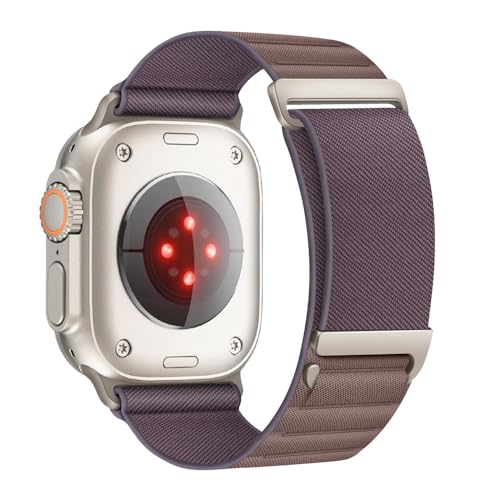 KOZRFEYA Alpine Loop Armband Kompatibel mit Apple Watch Ultra 49mm/46mm/45mm/44mm/42mm(Series 3/2/1), Sport Nylon Loop Ersatzarmbänder Kompatibel für iWatch Ultra 2/Series 10/9/8/7/6/5/4/3/2/1/SE von KOZRFEYA