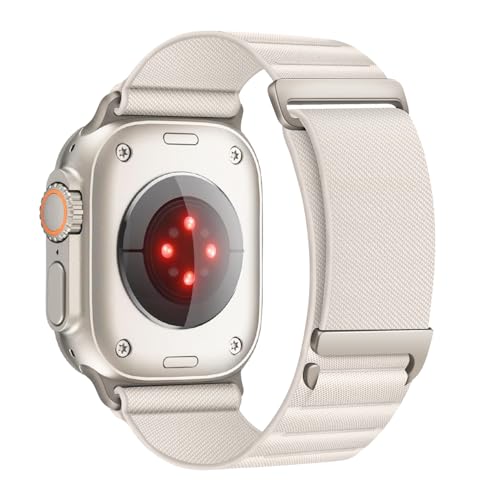 KOZRFEYA Alpine Loop Armband Kompatibel mit Apple Watch Ultra 49mm/46mm/45mm/44mm/42mm(Series 3/2/1), Sport Nylon Loop Ersatzarmbänder Kompatibel für iWatch Ultra 2/Series 10/9/8/7/6/5/4/3/2/1/SE von KOZRFEYA