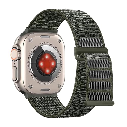 KOZRFEYA Trail Loop Armband Kompatibel mit Apple Watch Ultra 49mm/46mm/45mm/44mm/42mm/41mm/40mm/38mm, Sport Loop Ersatzarmbänder Kompatibel für iWatch Ultra 2/Series 10/9/8/7/6/5/4/3/2/1/SE von KOZRFEYA