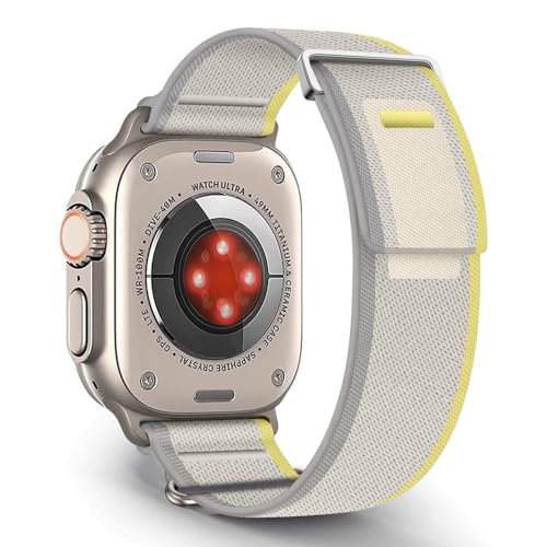KOZRFEYA Trail Loop Armband Kompatibel mit Apple Watch Ultra 49mm/46mm/45mm/44mm/42mm/41mm/40mm/38mm, Sport Loop Ersatzarmbänder Kompatibel für iWatch Ultra 2/Series 10/9/8/7/6/5/4/3/2/1/SE von KOZRFEYA