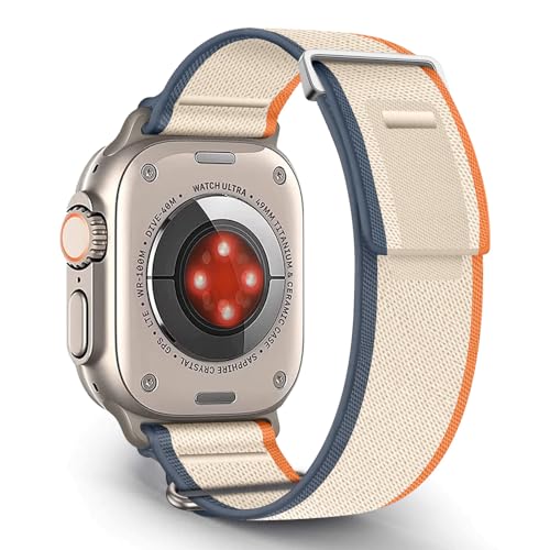 KOZRFEYA Trail Loop Armband Kompatibel mit Apple Watch Ultra 49mm/46mm/45mm/44mm/42mm/41mm/40mm/38mm, Sport Loop Ersatzarmbänder Kompatibel für iWatch Ultra 2/Series 10/9/8/7/6/5/4/3/2/1/SE von KOZRFEYA