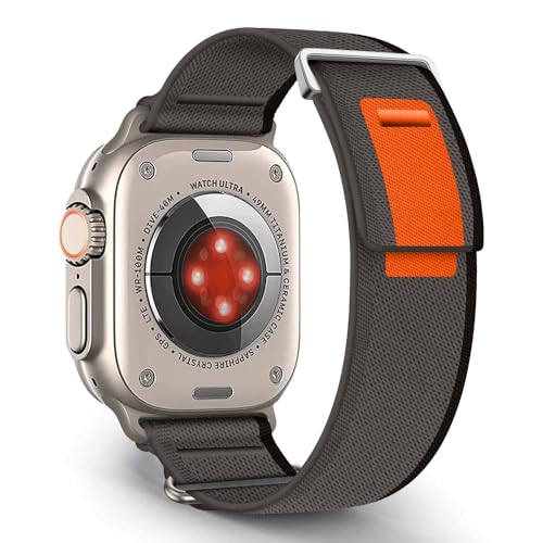 KOZRFEYA Trail Loop Armband Kompatibel mit Apple Watch Ultra 49mm/46mm/45mm/44mm/42mm/41mm/40mm/38mm, Sport Loop Ersatzarmbänder Kompatibel für iWatch Ultra 2/Series 10/9/8/7/6/5/4/3/2/1/SE von KOZRFEYA