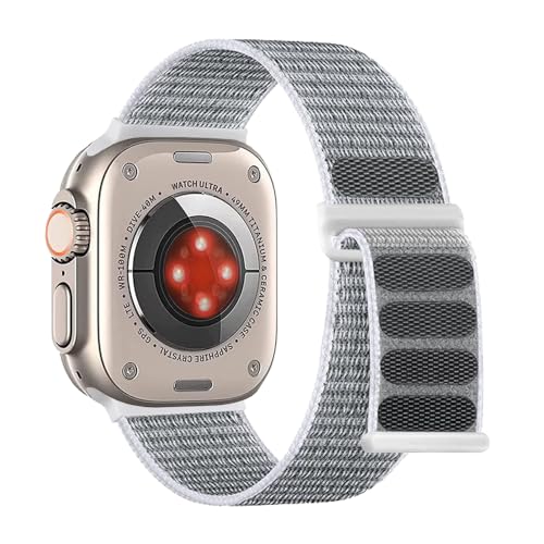 KOZRFEYA Trail Loop Armband Kompatibel mit Apple Watch Ultra 49mm/46mm/45mm/44mm/42mm/41mm/40mm/38mm, Sport Loop Ersatzarmbänder Kompatibel für iWatch Ultra 2/Series 10/9/8/7/6/5/4/3/2/1/SE von KOZRFEYA