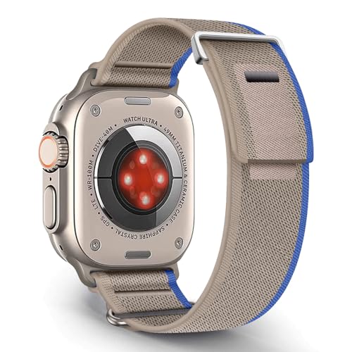 KOZRFEYA Trail Loop Armband Kompatibel mit Apple Watch Ultra 49mm/46mm/45mm/44mm/42mm/41mm/40mm/38mm, Sport Loop Ersatzarmbänder Kompatibel für iWatch Ultra 2/Series 10/9/8/7/6/5/4/3/2/1/SE von KOZRFEYA