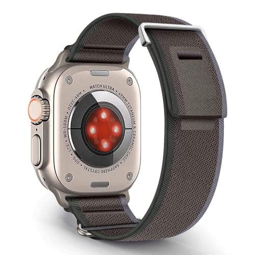 KOZRFEYA Trail Loop Armband Kompatibel mit Apple Watch Ultra 49mm/46mm/45mm/44mm/42mm/41mm/40mm/38mm, Sport Loop Ersatzarmbänder Kompatibel für iWatch Ultra 2/Series 10/9/8/7/6/5/4/3/2/1/SE von KOZRFEYA